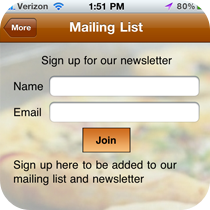 Mailing List