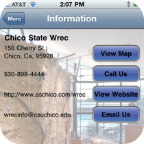 Information and Contact Tab