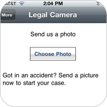 Camera Tab allows you to share pictures